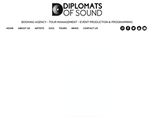 Tablet Screenshot of diplomatsofsound.org